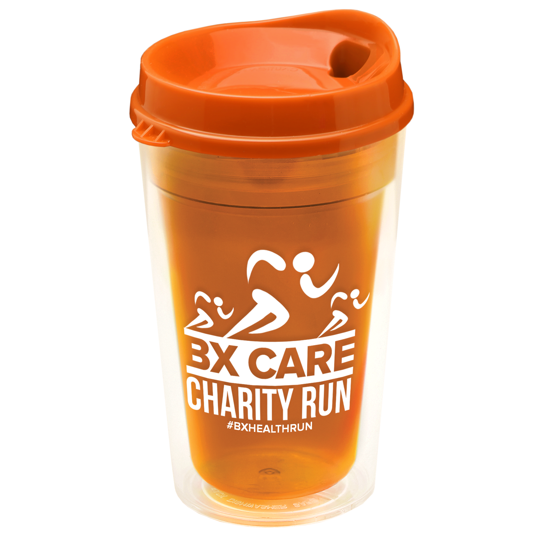 Transparent Tumbler with Sip Lid - 16 oz.
